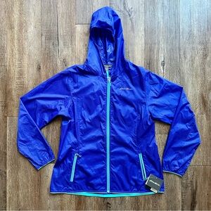 Eddie Bauer StormRepel Hooded Deflector Rain Jacket Womens Size: L